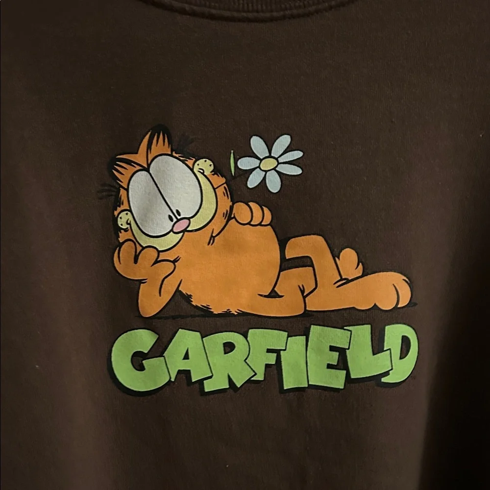 Garfield Brown Sweatshirt - Picture 2 of 8